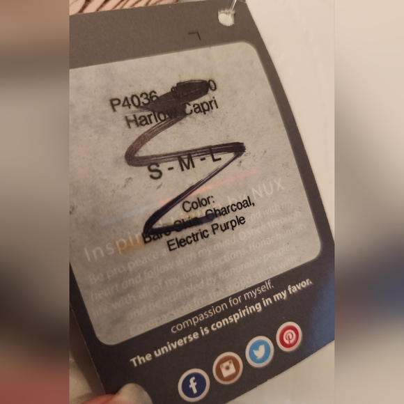 NUX Harlow V cropped capri in bareskin - Picture 4 of 5